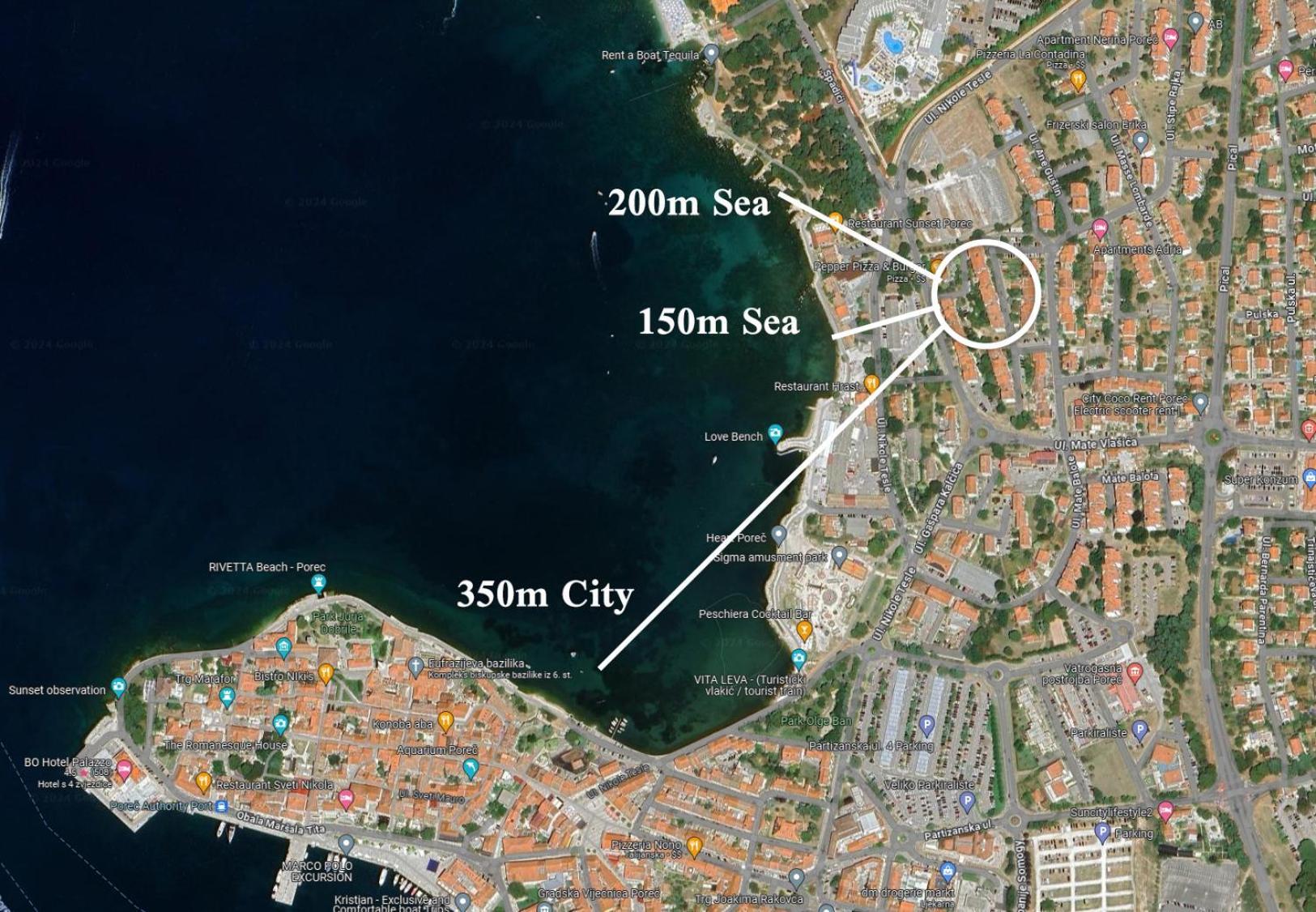 Kala Premium Studio Lägenhet Poreč Exteriör bild